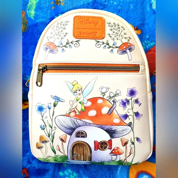 Loungefly | Bags | Loungefly Disney Tinkerbell Mushroom Backpack | Poshmark